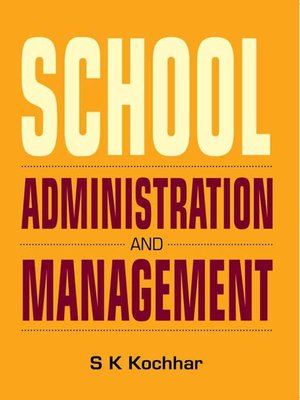 cover image of School Administration and Management